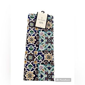 Vera Bradley Kitchen Towels in Lisbon Medallion Cool Set of 2